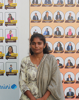 SRITW Placements selected students at Capgemini